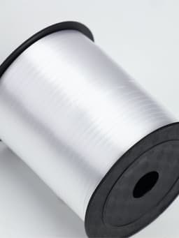 Лента упаковочная простая, матовая, белая, 0.5 см × 225 м