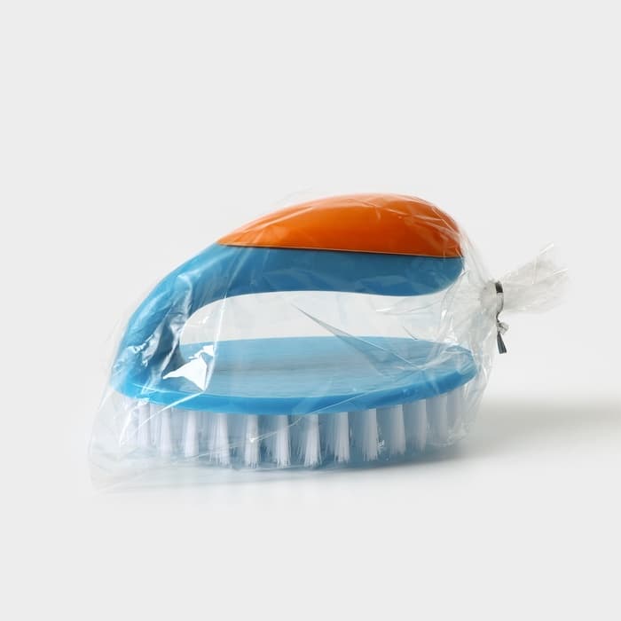 Щётка утюжок для уборки «Удобная», с ручкой, пластик, 11×8×8 см, МИКС