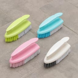 Щётка утюжок для уборки «Дельта», с ручкой, жёсткая щетина, пластик, 15×5.5×7.5 см, МИКС