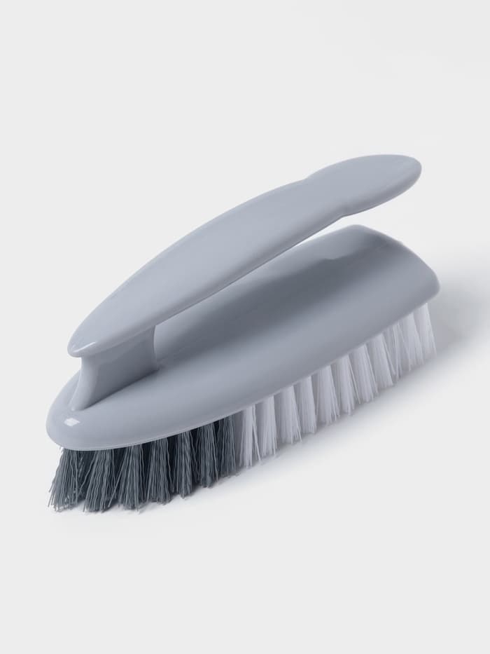 Щётка утюжок для уборки «Дельта», с ручкой, жёсткая щетина, пластик, 15×5.5×7.5 см, МИКС