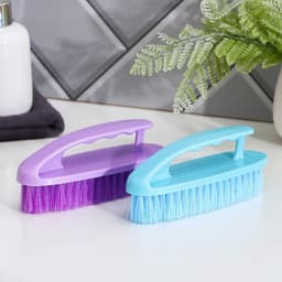 Щётка утюжок для уборки Доляна «Дельта», жёсткая щетина, цельная ручка, 16×5×6.5 см, цвет МИКС