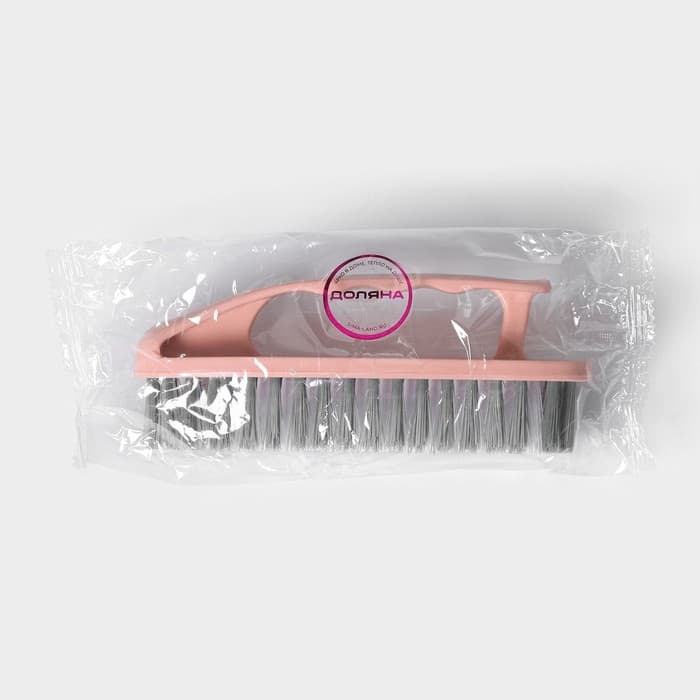 Щётка утюжок для уборки Доляна «Дельта», жёсткая щетина, цельная ручка, 16×5×6.5 см, цвет МИКС