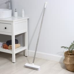 Щётка для подметания пола с водосгоном Доляна, черенок из нержавеющей стали, 28×6.5×117 см