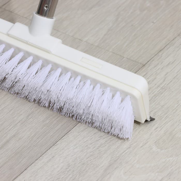 Щётка для подметания пола с водосгоном Доляна, черенок из нержавеющей стали, 28×6.5×117 см