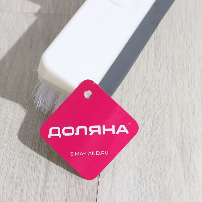 Щётка для подметания пола с водосгоном Доляна, черенок из нержавеющей стали, 28×6.5×117 см