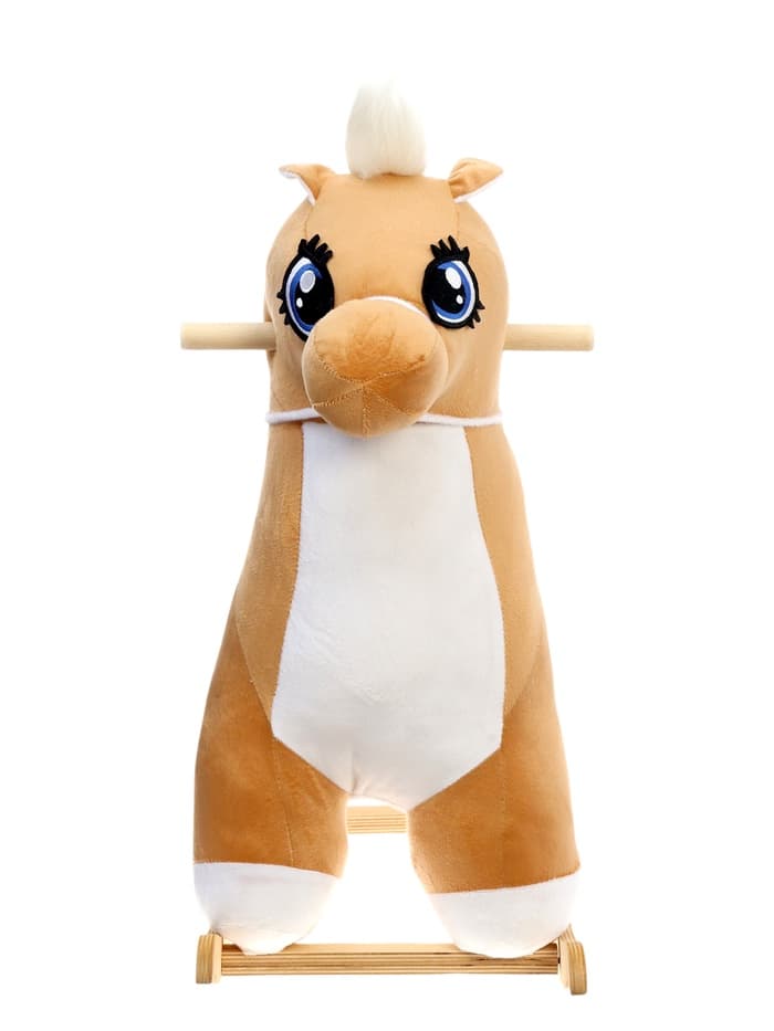 Качалка «Лошадка: Звёздочка», не музыкальная, цвет бежевый