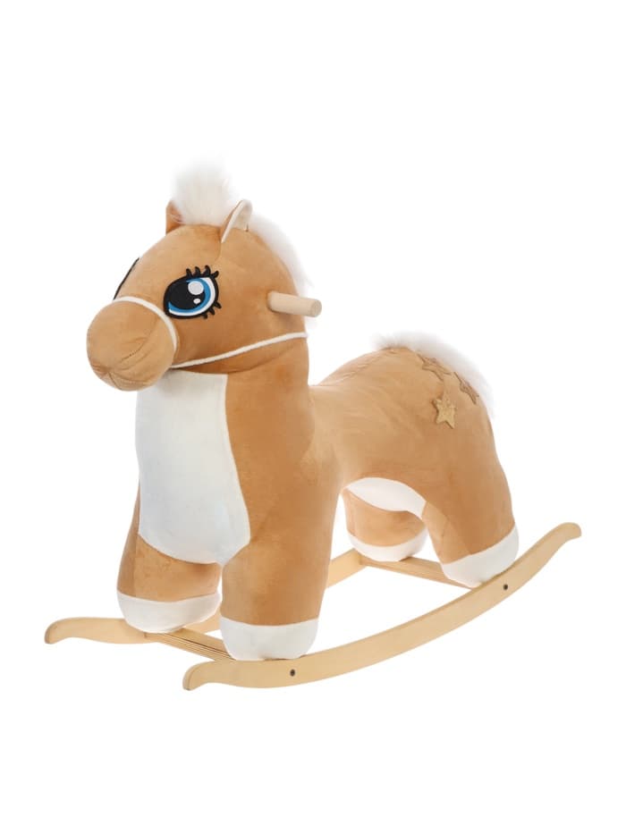 Качалка «Лошадка: Звёздочка», не музыкальная, цвет бежевый