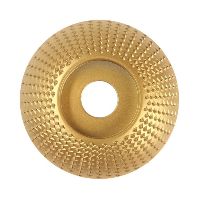 Чашка обдирочная для УШМ ТУНДРА, по дереву, выпуклая, 100×22 мм