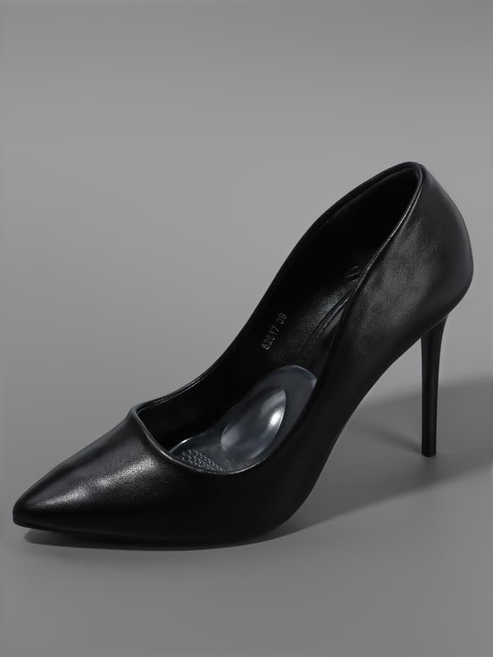 Полустельки для обуви, с протектором, на клеевой основе, силиконовые, 10.5×6.5 см, пара, прозрачные