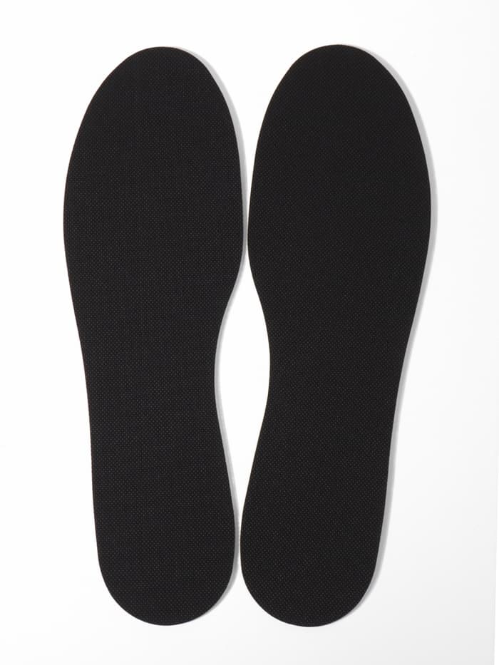 Стельки для обуви, универсальные, влаговпитывающие, р-р RU до 46 (р-р Пр-ля до 46), 29 см, пара, чёрные