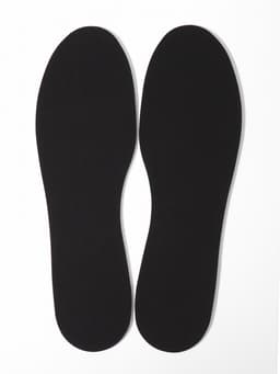 Стельки для обуви, универсальные, влаговпитывающие, р-р RU до 46 (р-р Пр-ля до 46), 29 см, пара, чёрные
