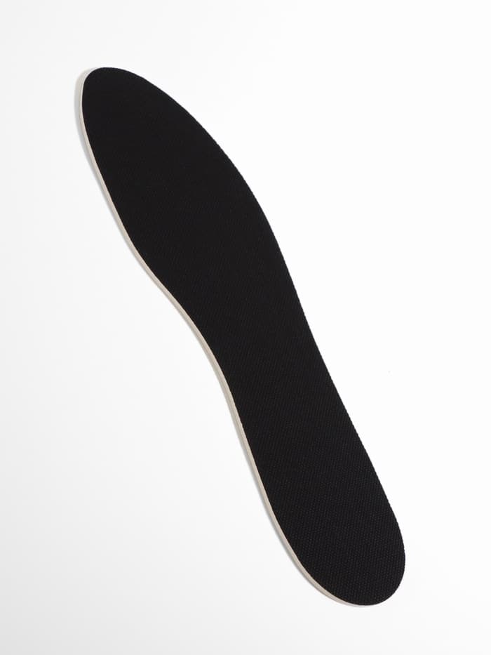 Стельки для обуви, универсальные, влаговпитывающие, р-р RU до 46 (р-р Пр-ля до 46), 29 см, пара, чёрные