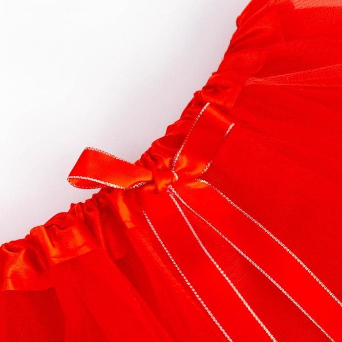 Юбка нарядная для девочки Крошка Я, цвет красный