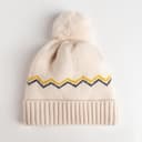 Шапка детская MINAKU «Зигзаги», размер 50-52, цвет молочный