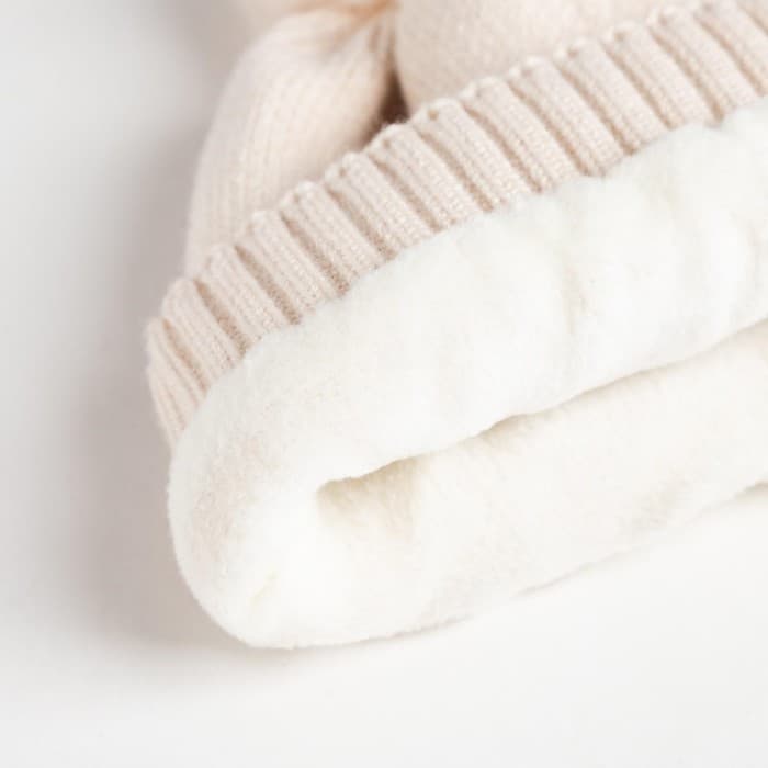 Шапка детская MINAKU «Зигзаги», размер 50-52, цвет молочный