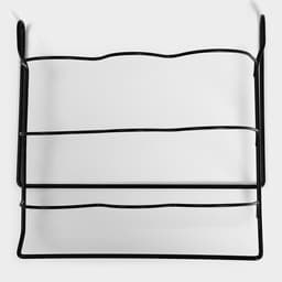 Держатель для бутылок Доляна, подвесной, металл, 32.5×31.5×13 см, чёрный