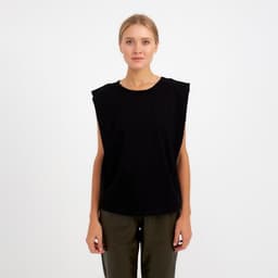 Майка женская MINAKU OVERSIZE FIT, размер 44, чёрная