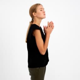 Майка женская MINAKU OVERSIZE FIT, размер 44, чёрная