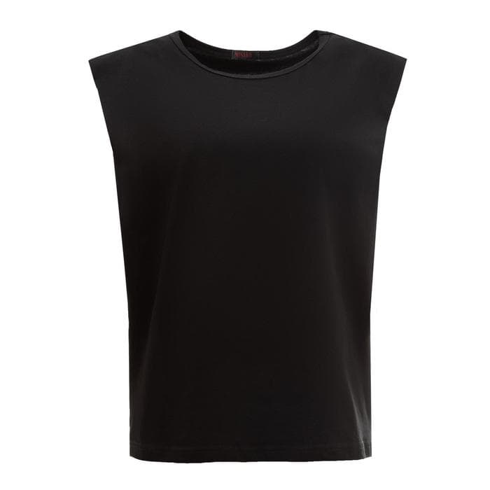 Майка женская MINAKU OVERSIZE FIT, размер 44, чёрная