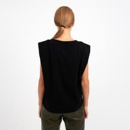 Майка женская MINAKU OVERSIZE FIT, размер 46, чёрная