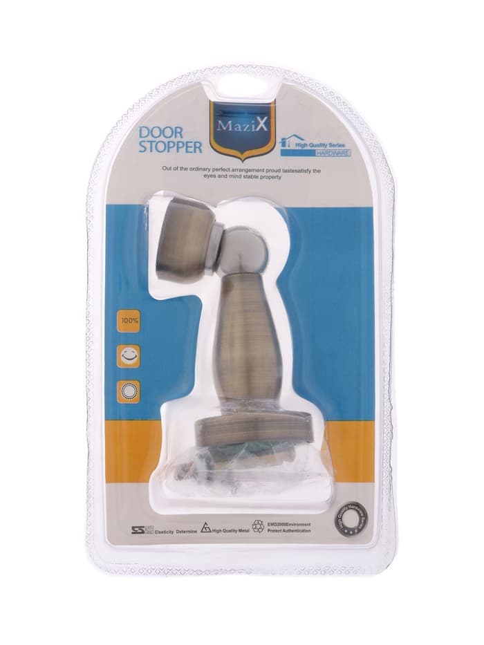 Упор дверной LOCKLAND, магнитный, цвет античная бронза