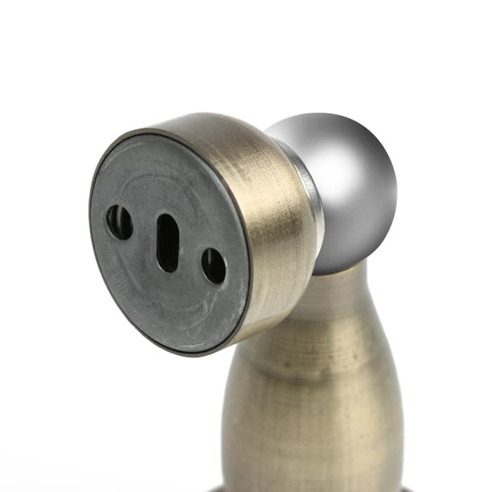 Упор дверной LOCKLAND, магнитный, цвет античная бронза