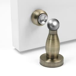 Упор дверной LOCKLAND, магнитный, цвет античная бронза