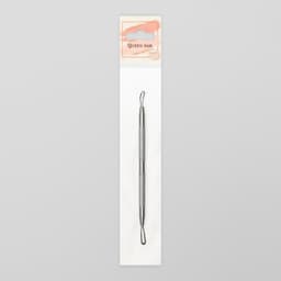 Петля косметологическая, двусторонняя, 13 см, серебристый