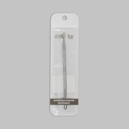 Петля косметологическая, двусторонняя, 13 см, серебристый