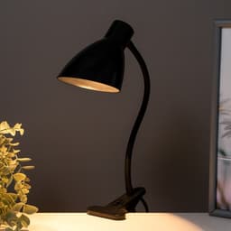 Настольная лампа 16700/1BK Е27 15 Вт черный RISALUX