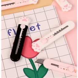 Нож канцелярский «Лапка», лезвие 9 мм, пластик, МИКС