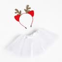 Набор для фотосессии (юбка, ободок) «Крошка Я. Волшебный оленёнок», красно-белый, рост 68-86 см