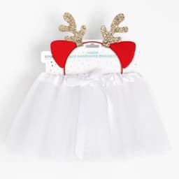 Набор для фотосессии (юбка, ободок) «Крошка Я. Волшебный оленёнок», красно-белый, рост 68-86 см