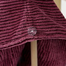 Чалма для сушки волос Доляна, микрофибра, с пуговкой, бордовая