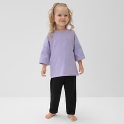 Брюки для девочки MINAKU, рост 110 см, чёрные