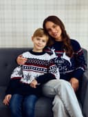 Джемпер детский новогодний вязаный KAFTAN: Snow, чёрный, размер 32 (110-116 см)