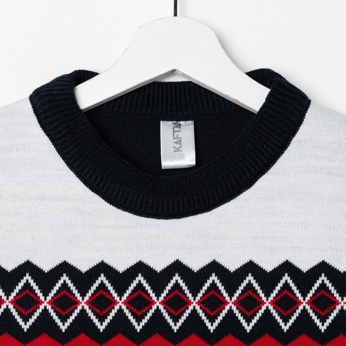 Свитер вязаный новогодний KAFTAN Snow, размер 46