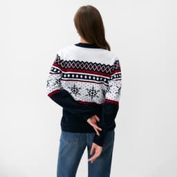 Свитер вязаный новогодний KAFTAN Snow, размер 46