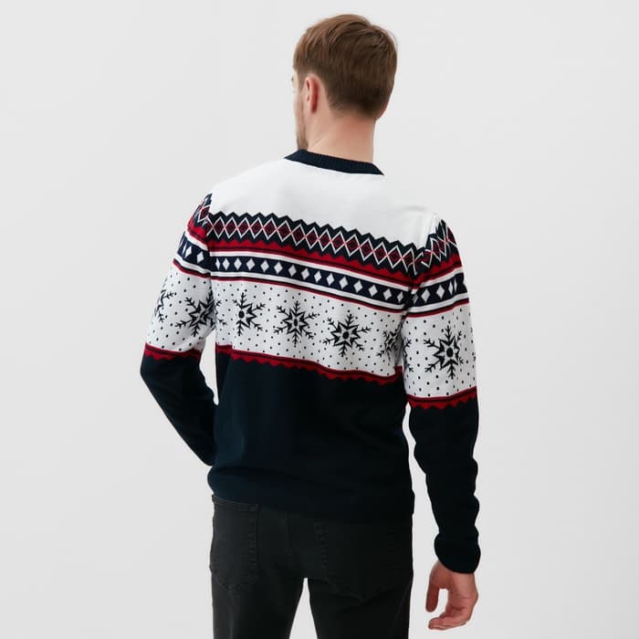 Свитер вязаный новогодний KAFTAN Snow, размер 46