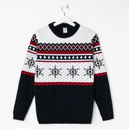 Свитер вязаный новогодний KAFTAN Snow, размер 44