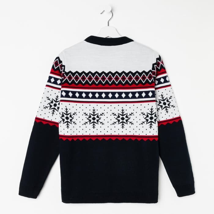 Свитер вязаный новогодний KAFTAN Snow, размер 44