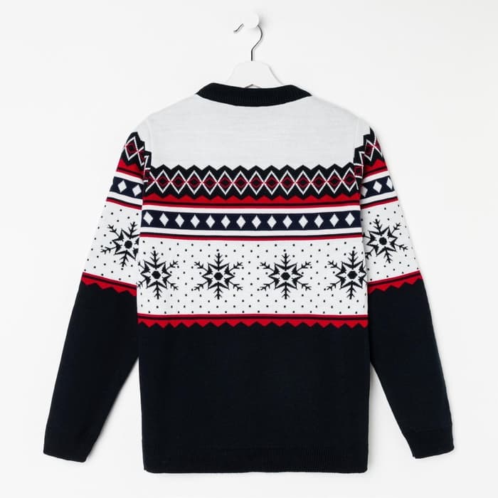 Свитер вязаный новогодний KAFTAN Snow, размер 44