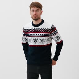 Свитер вязаный новогодний KAFTAN Snow, размер 44