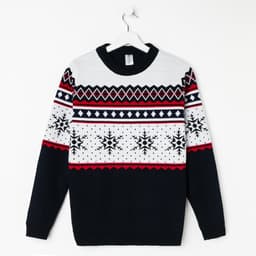 Свитер вязаный новогодний KAFTAN Snow, размер 44