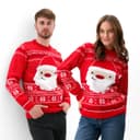 Свитер вязаный новогодний KAFTAN Santa, размер 56