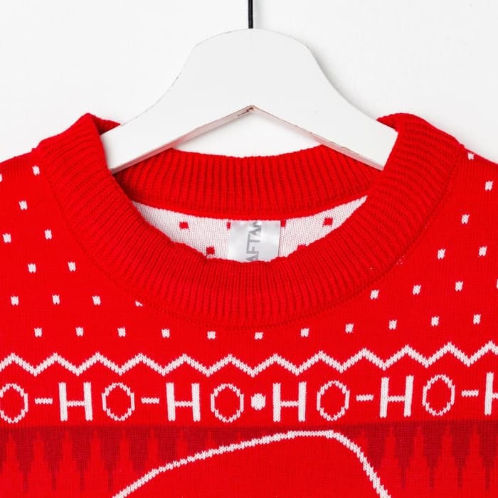 Свитер вязаный новогодний KAFTAN Santa, размер 56
