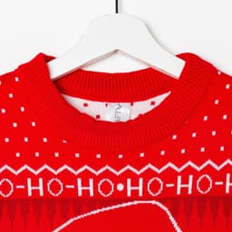 Свитер вязаный новогодний KAFTAN Santa, размер 56