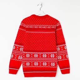 Свитер вязаный новогодний KAFTAN Santa, размер 56