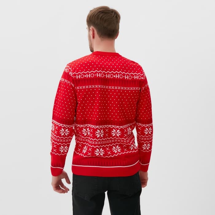 Свитер вязаный новогодний KAFTAN Santa, размер 56