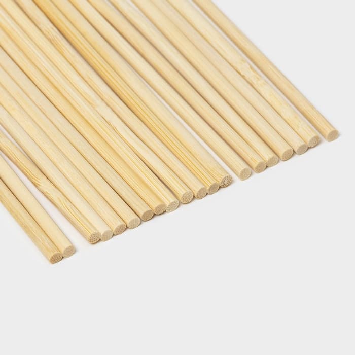 Палочки - дюбели для кондитерских изделий Доляна, 20 см, набор 18-20 шт., бамбук
